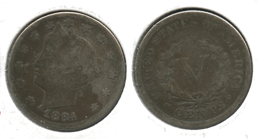 1884 Liberty Head Nickel AG-3 #i Dark