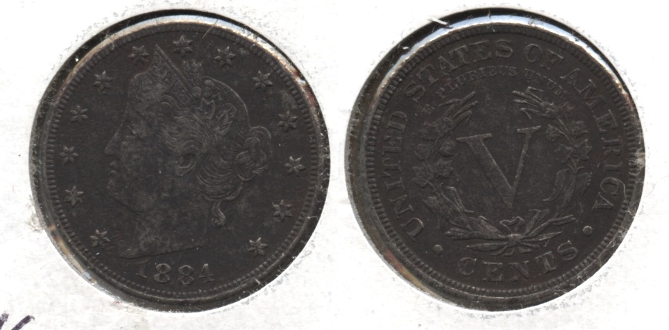 1884 Liberty Head Nickel EF-40 Dark