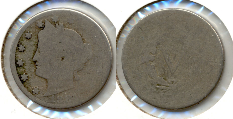 1884 Liberty Head Nickel Fair-2 d
