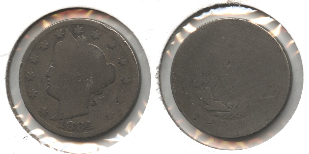 1884 Liberty Head Nickel Fair-2 #e