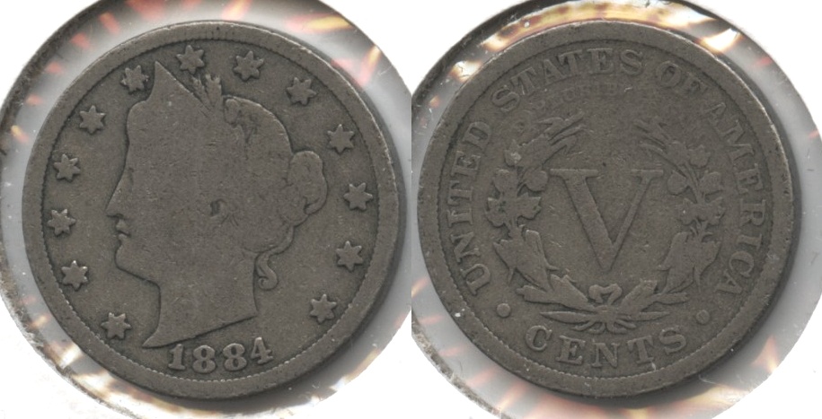 1884 Liberty Head Nickel Good-4 #g