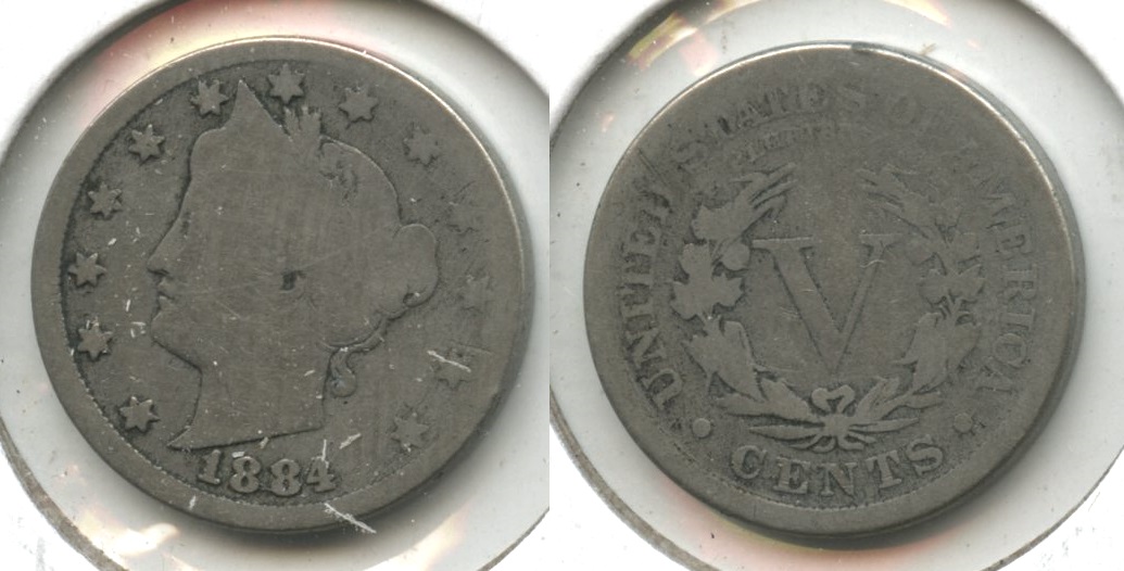 1884 Liberty Head Nickel Good-4 #n