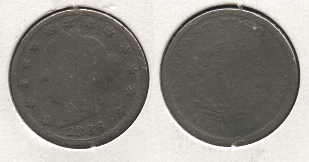1886 Liberty Head Nickel Fair-2 #b