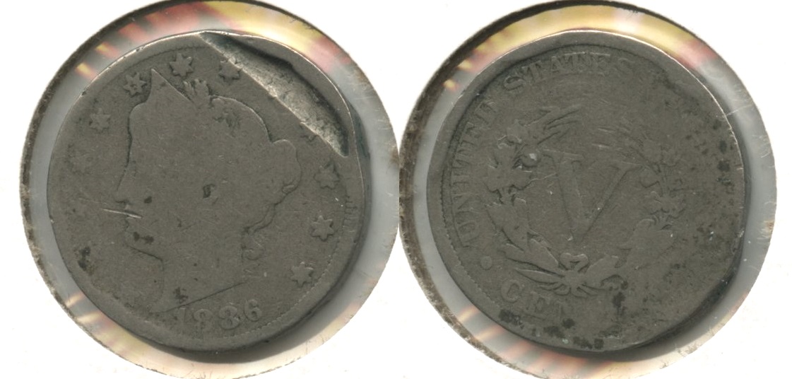 1886 Liberty Head Nickel Filler