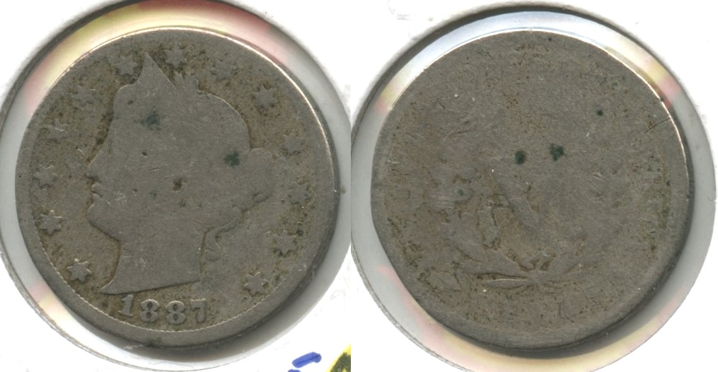 1887 Liberty Head Nickel AG-3 #k