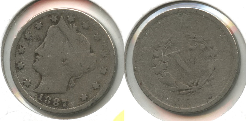 1887 Liberty Head Nickel AG-3 #l