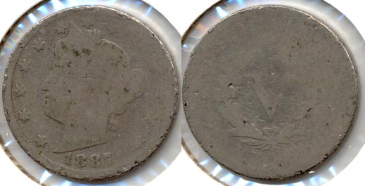 1887 Liberty Head Nickel Fair-2 b