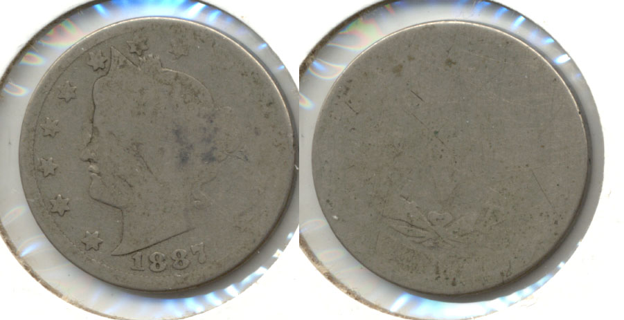 1887 Liberty Head Nickel Fair-2 h