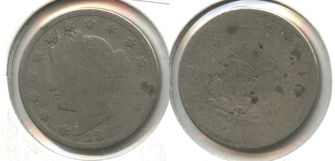 1887 Liberty Head Nickel Filler