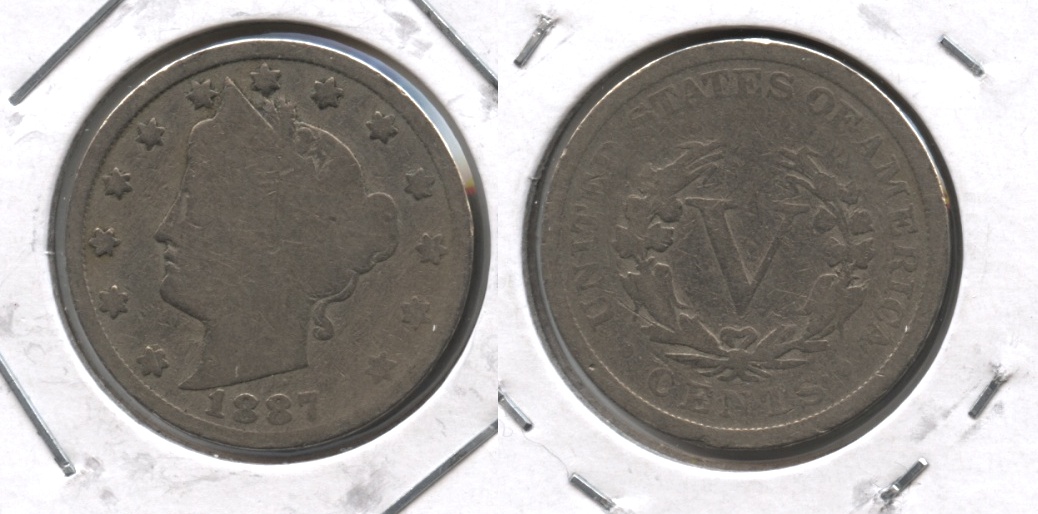 1887 Liberty Head Nickel Good-4 #h