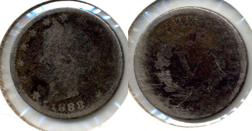1888 Liberty Head Nickel AG-3 i Dark