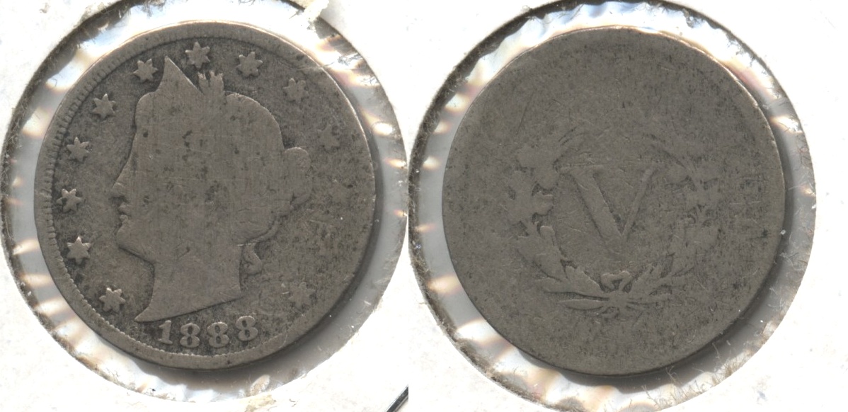 1888 Liberty Head Nickel Fair-2 #l