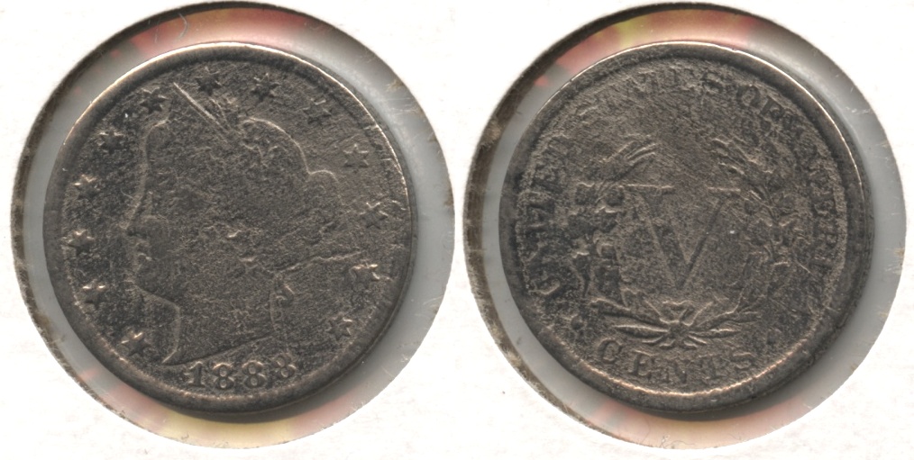 1888 Liberty Head Nickel Filler #c