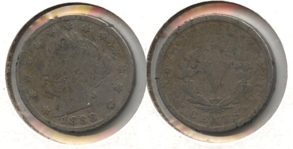 1888 Liberty Head Nickel Filler #e