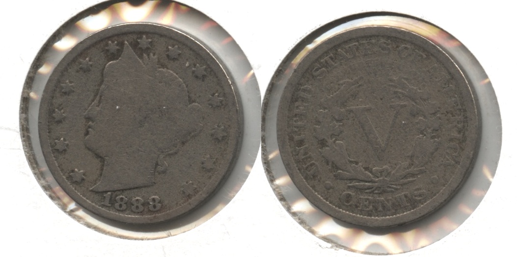 1888 Liberty Head Nickel Good-4 #k