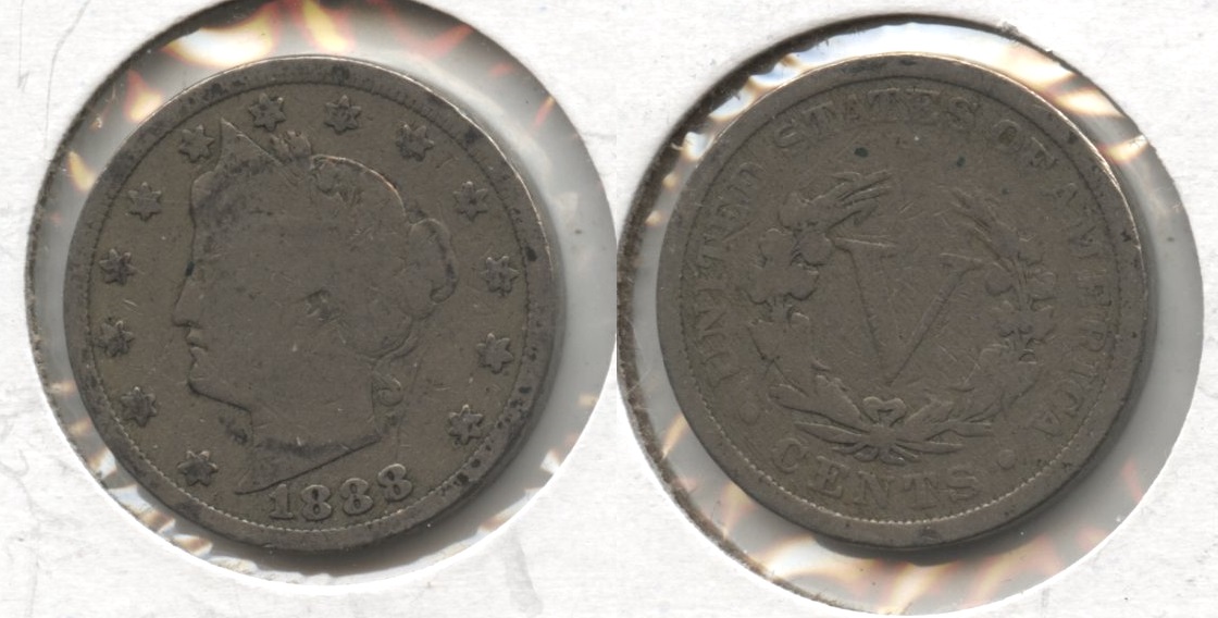 1888 Liberty Head Nickel Good-4 #p