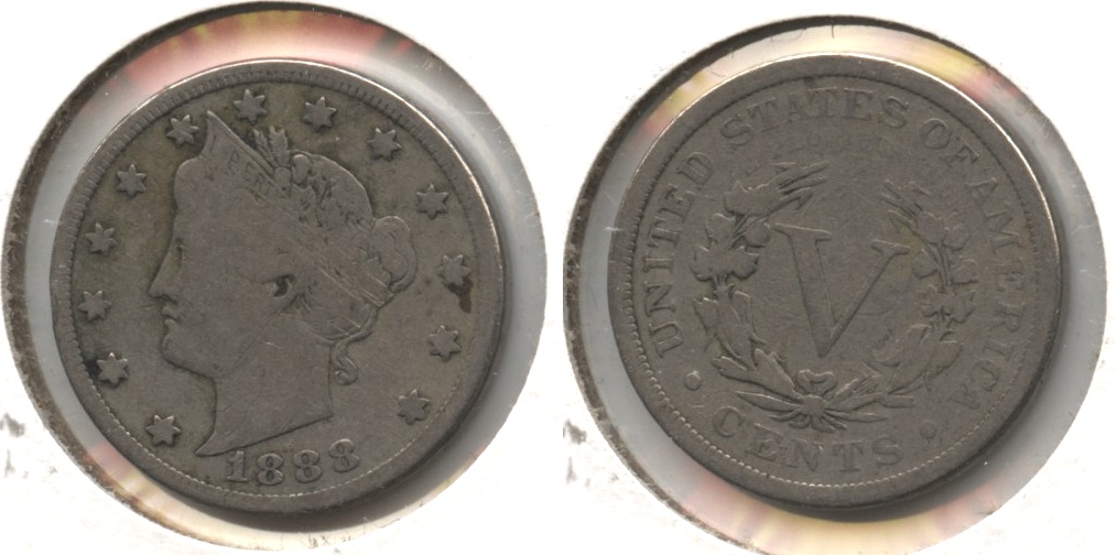 1888 Liberty Head Nickel VG-10 #a