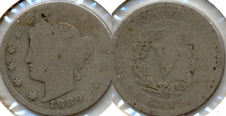 1889 Liberty Head Nickel AG-3 a