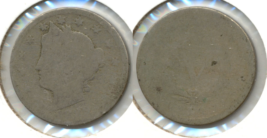 1889 Liberty Head Nickel Fair-2 c Weak Date