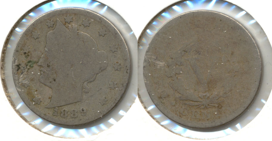 1889 Liberty Head Nickel Fair-2 e