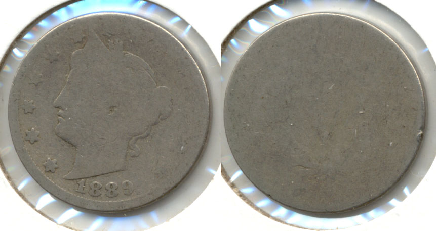 1889 Liberty Head Nickel Fair-2 k