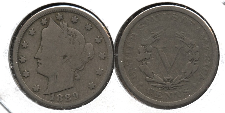 1889 Liberty Head Nickel Good-4