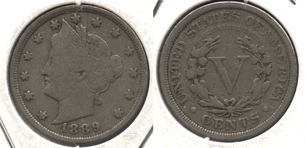 1889 Liberty Head Nickel VG-8 #b