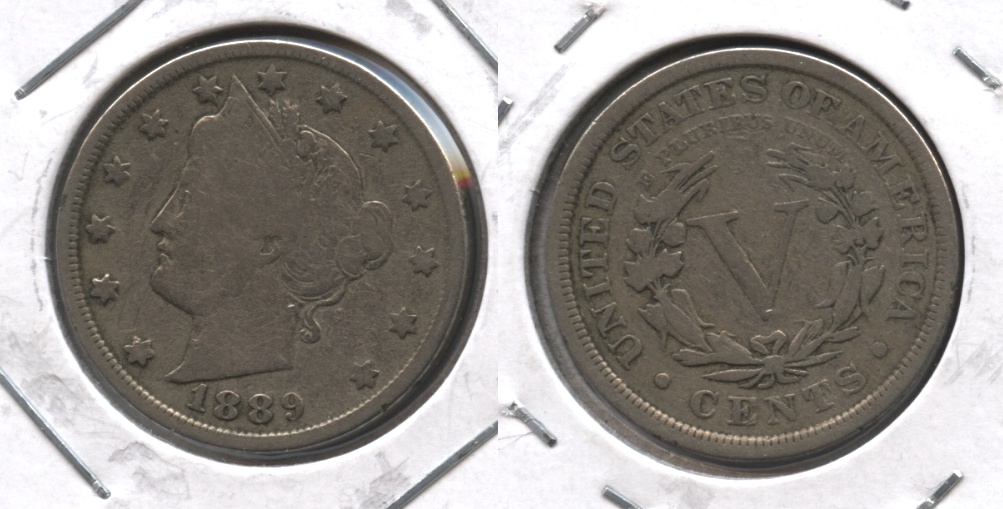 1889 Liberty Head Nickel VG-8 #c