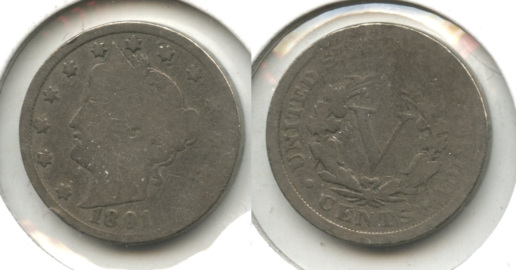 1891 Liberty Head Nickel AG-3 #q