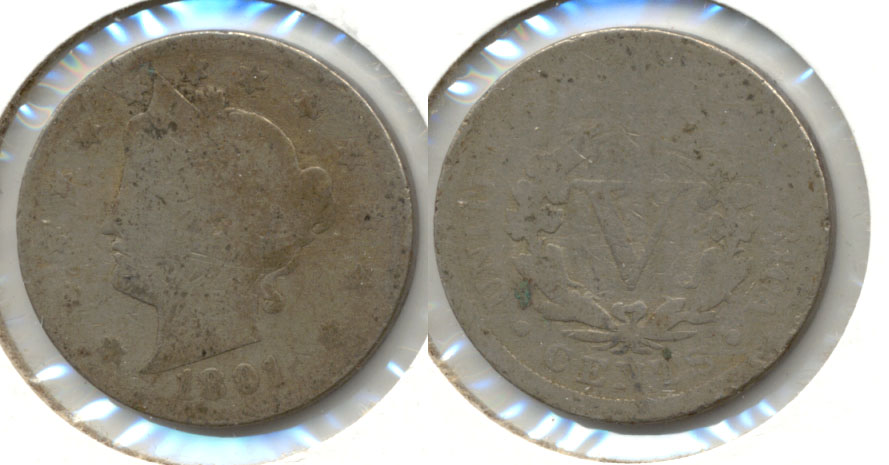 1891 Liberty Head Nickel Fair-2 g
