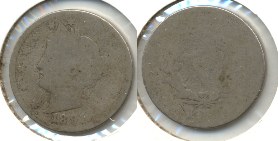 1891 Liberty Head Nickel Fair-2 h