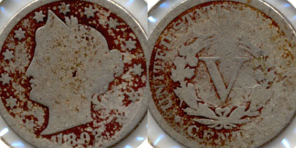 1892 Liberty Head Nickel AG-3 b