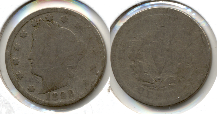 1892 Liberty Head Nickel AG-3 j