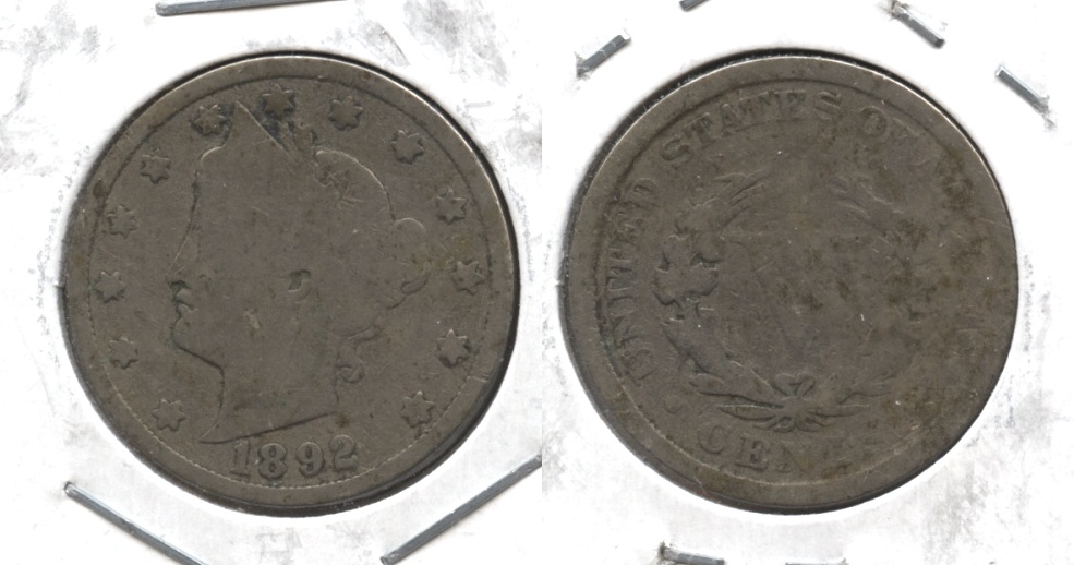 1892 Liberty Head Nickel AG-3 #l