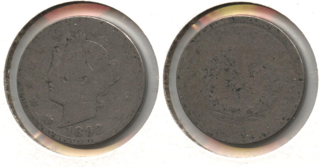 1892 Liberty Head Nickel AG-3 #m