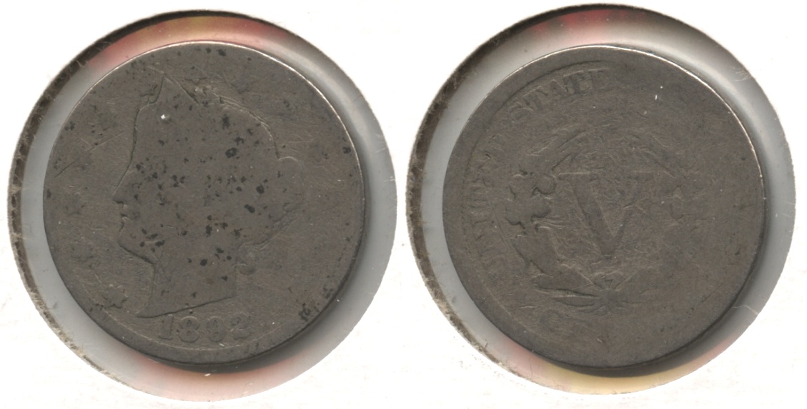1892 Liberty Head Nickel AG-3 #n