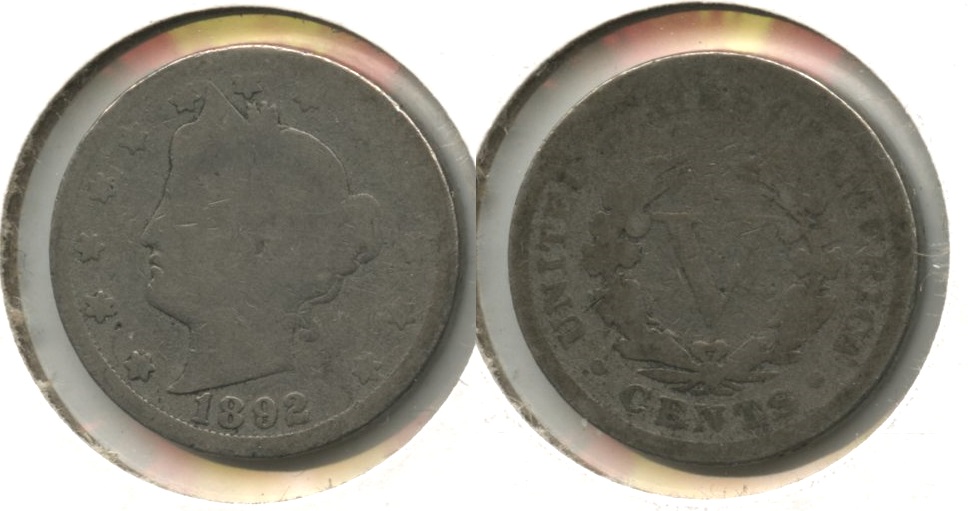 1892 Liberty Head Nickel AG-3 #z