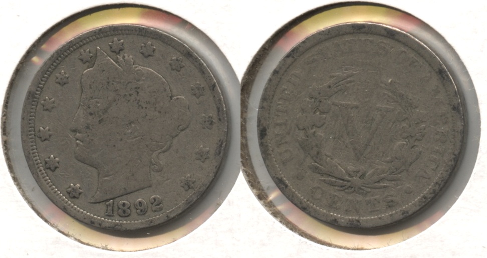 1892 Liberty Head Nickel Good-4 #ad