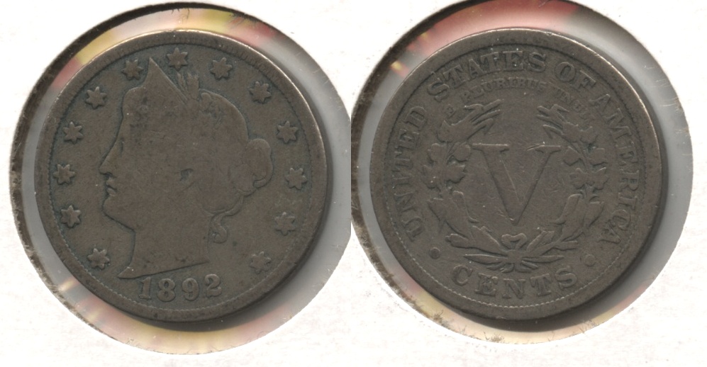 1892 Liberty Head Nickel Good-4 #ah
