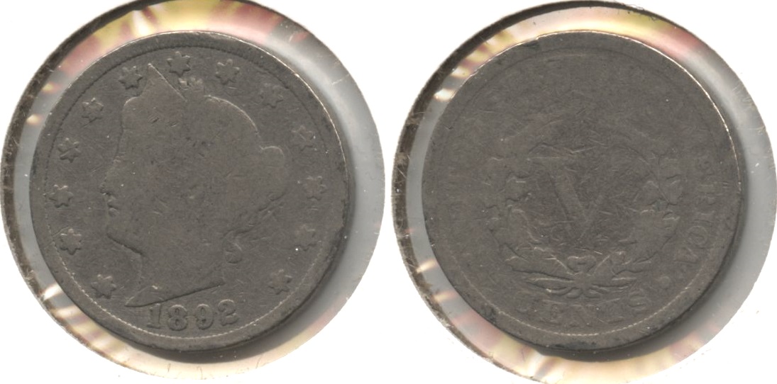 1892 Liberty Head Nickel Good-4 #aq