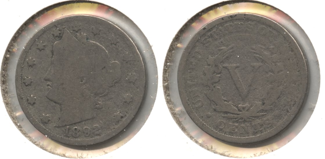 1892 Liberty Head Nickel Good-4 #at