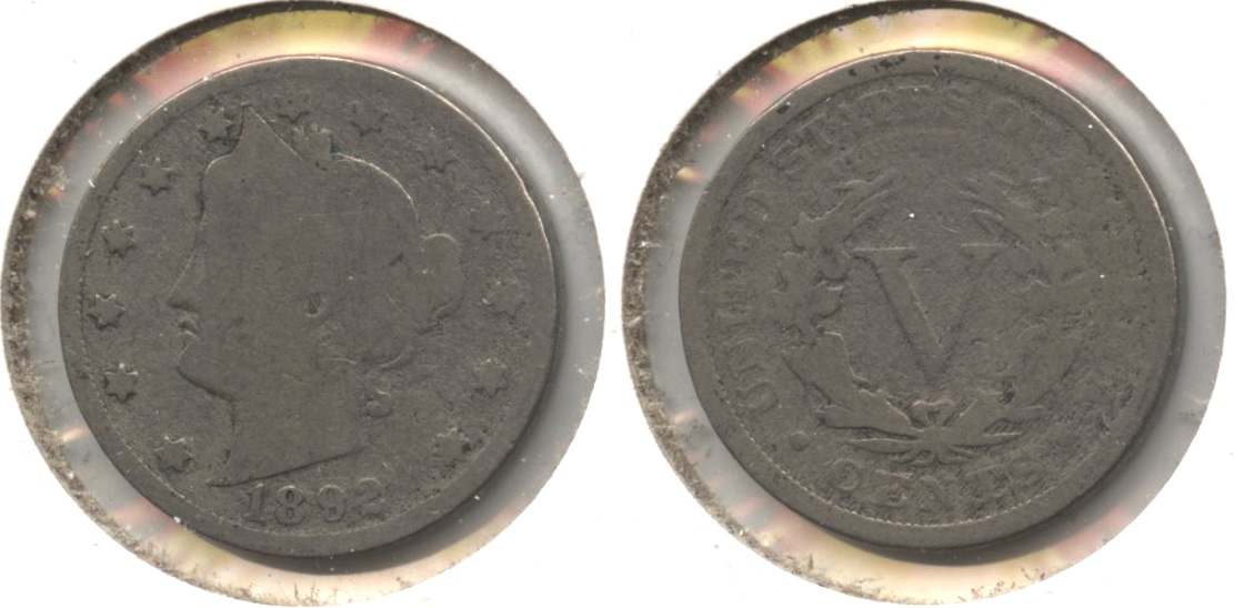 1892 Liberty Head Nickel Good-4 #at