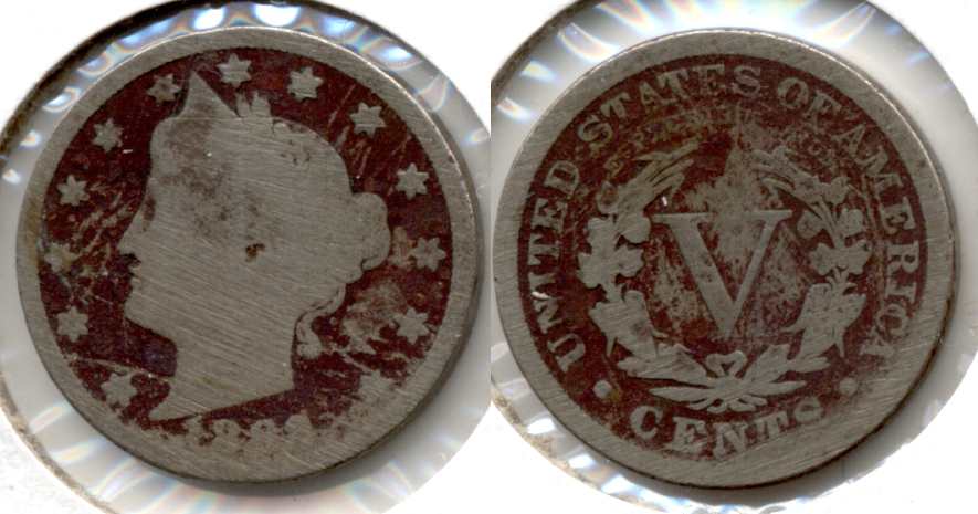 1892 Liberty Head Nickel Good-4 s Damage