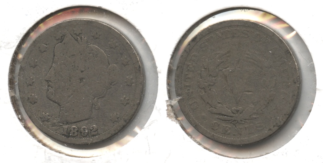 1892 Liberty Head Nickel Good-4 #y