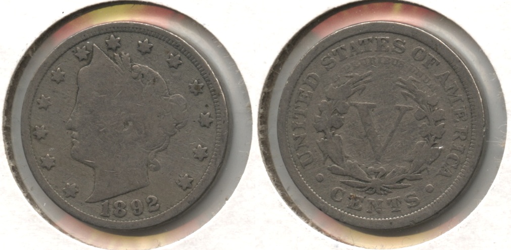 1892 Liberty Head Nickel Good-4 #z