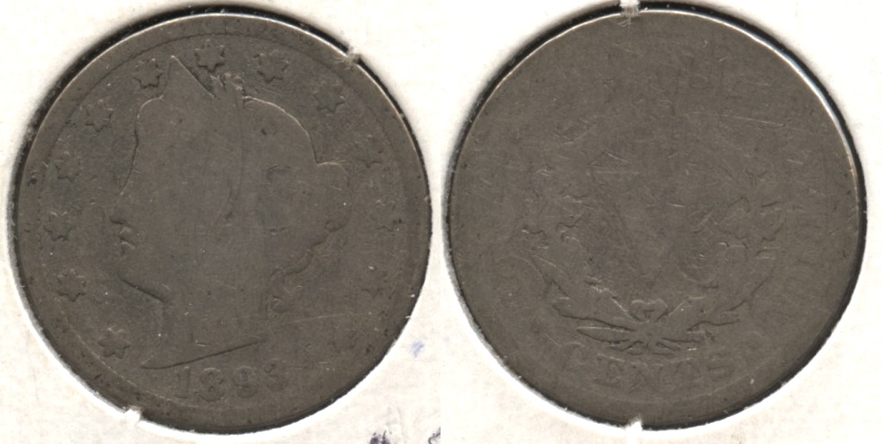 1893 Liberty Head Nickel AG-3 #d
