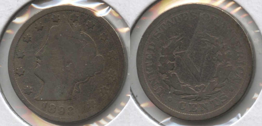 1893 Liberty Head Nickel AG-3 #e