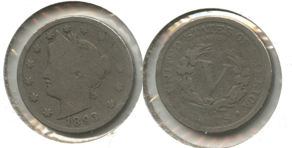 1893 Liberty Head Nickel AG-3 #f