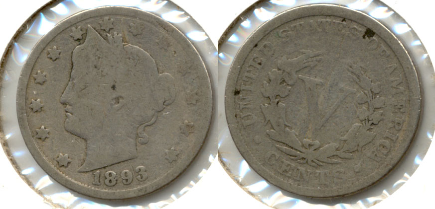 1893 Liberty Head Nickel Good-4