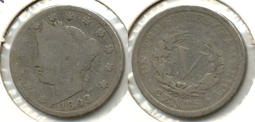1893 Liberty Head Nickel Good-4 c